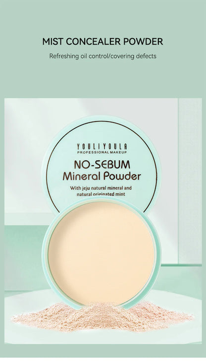 No-Sebum Setting Powder | Waterproof & Sweat-Resistant Oil Control