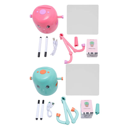 Robot Drawing Machine Smart Drawing Robot Automatic Early Educational 2400mAh Art Enlightenment for Children Aged 5 and Above