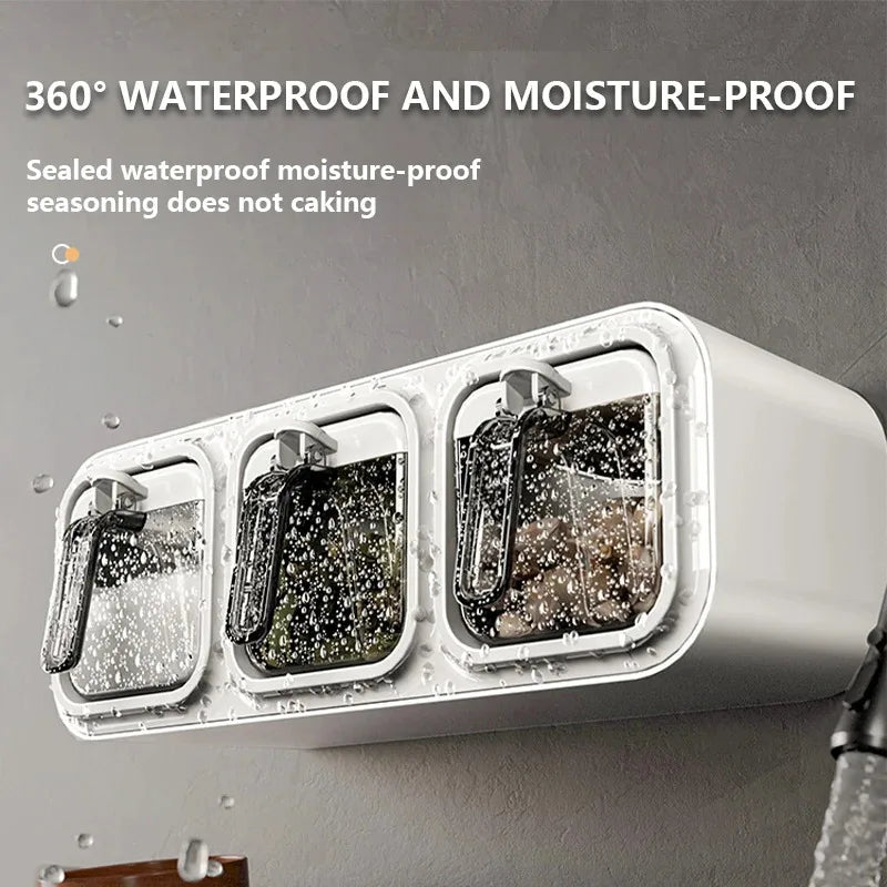 Wall-Mounted Kitchen Spice Organizer | Space-Saving Condiment & Jar Storage