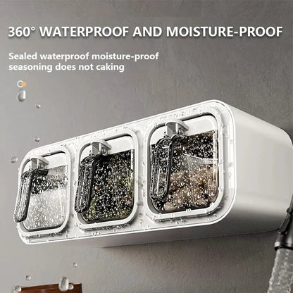 Wall-Mounted Kitchen Spice Organizer | Space-Saving Condiment & Jar Storage