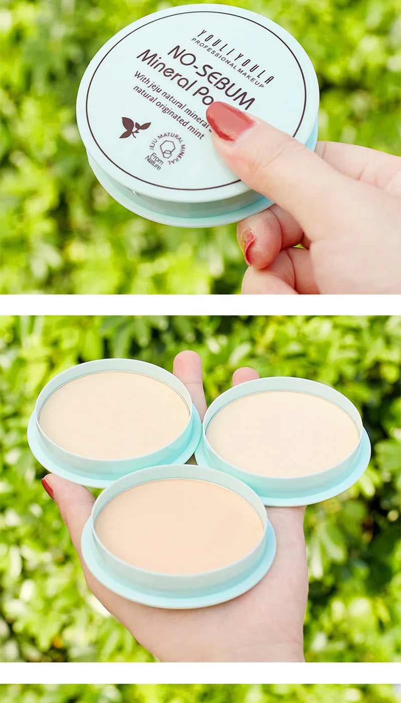 No-Sebum Setting Powder | Waterproof & Sweat-Resistant Oil Control