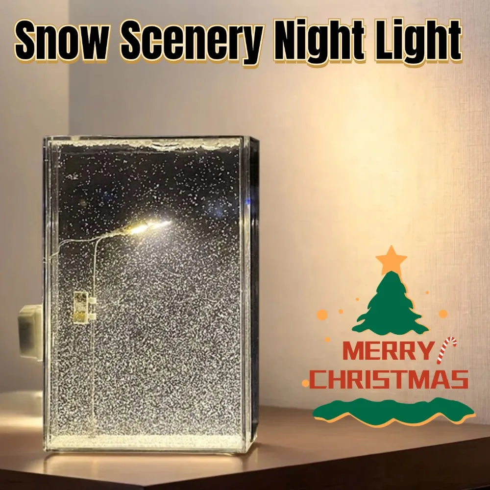 Enchanted Snowfall Lantern