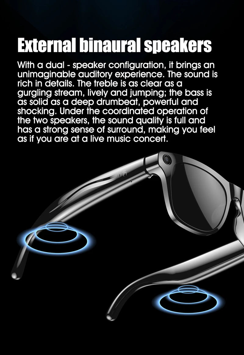 1080P HD Camera Smart Glasses