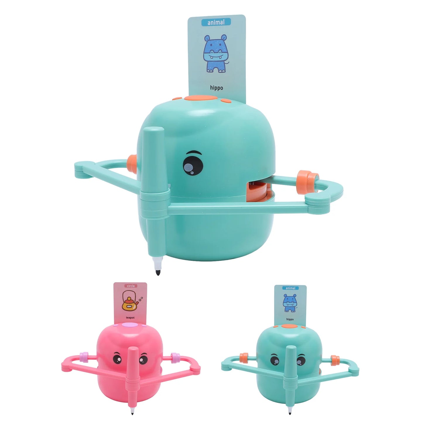 Robot Drawing Machine Smart Drawing Robot Automatic Early Educational 2400mAh Art Enlightenment for Children Aged 5 and Above