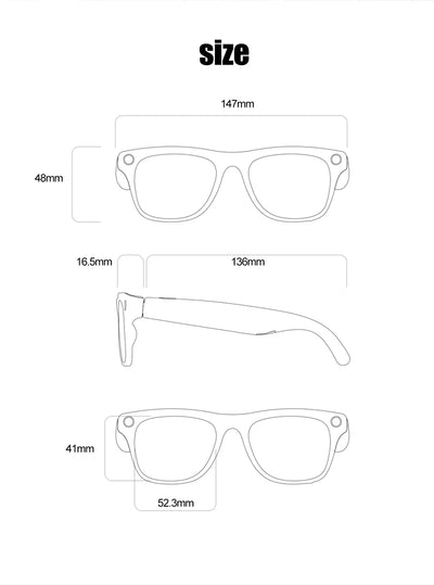 1080P HD Camera Smart Glasses