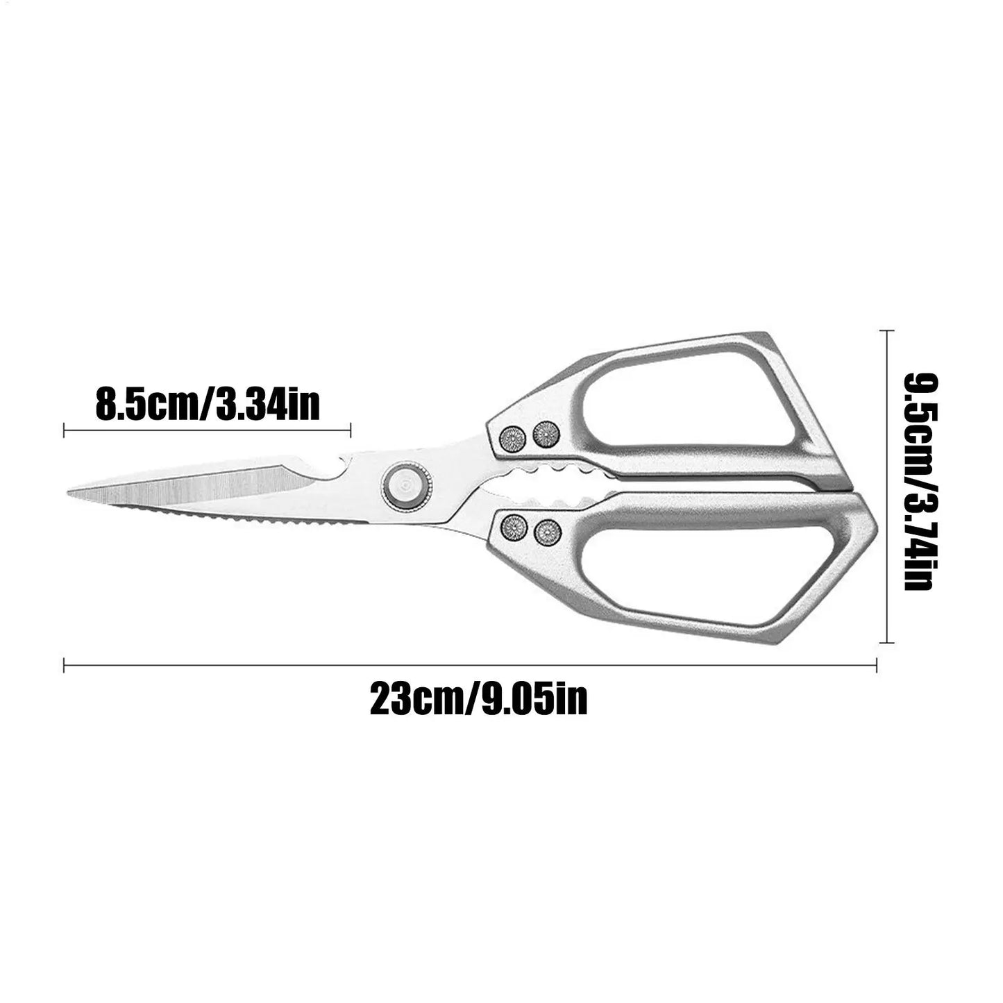 Professional Stainless Steel Kitchen Shears | Your All-in-One Cooking Assistant
