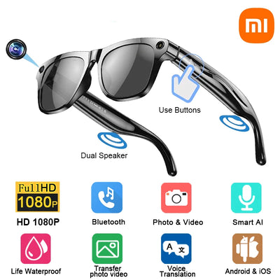 1080P HD Camera Smart Glasses