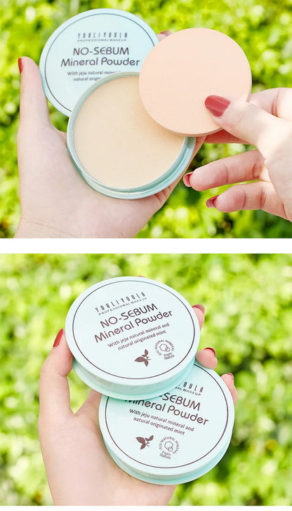 No-Sebum Setting Powder | Waterproof & Sweat-Resistant Oil Control