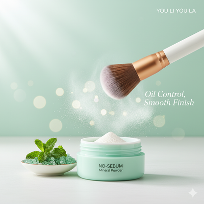 No-Sebum Setting Powder | Waterproof & Sweat-Resistant Oil Control